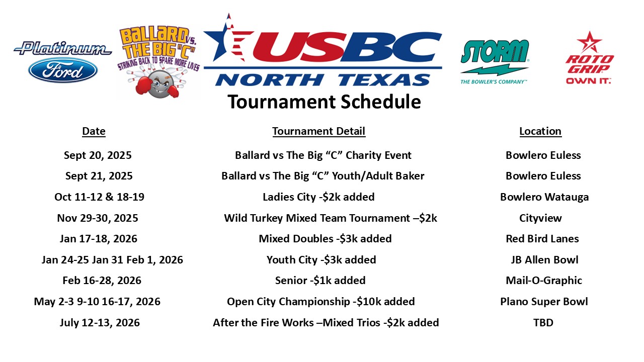 tournament schedule